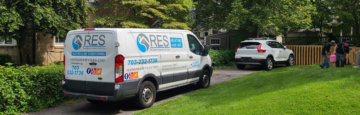 RES Heating and AC - Truck and Technicians